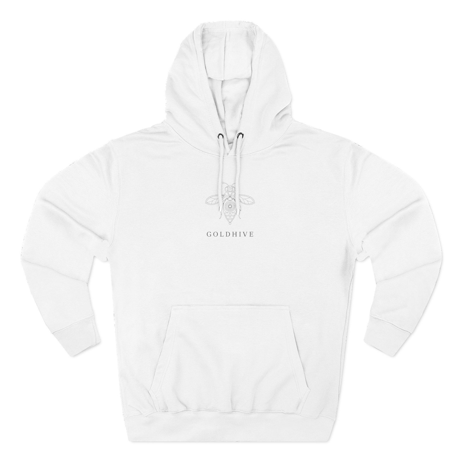 Goldhive White Hoodie